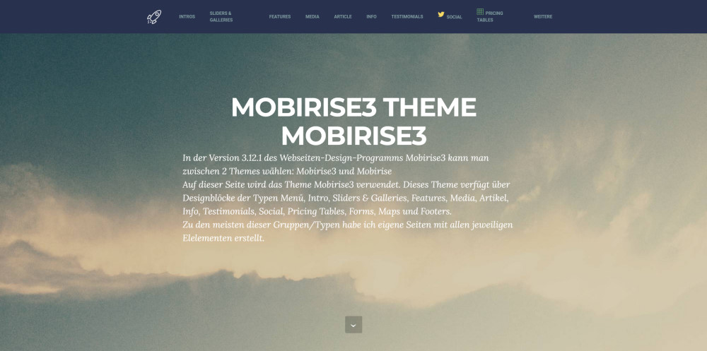 Mobirise Testwebsite bei lc-pico-phpfriends.bpgs.de
